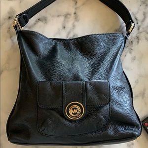Michael Kors Black Leather Purse
